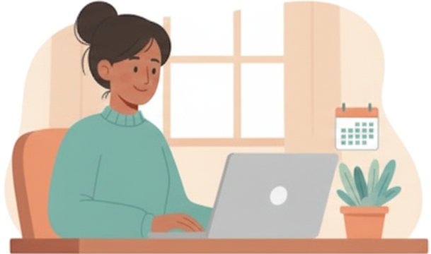 Person updating status